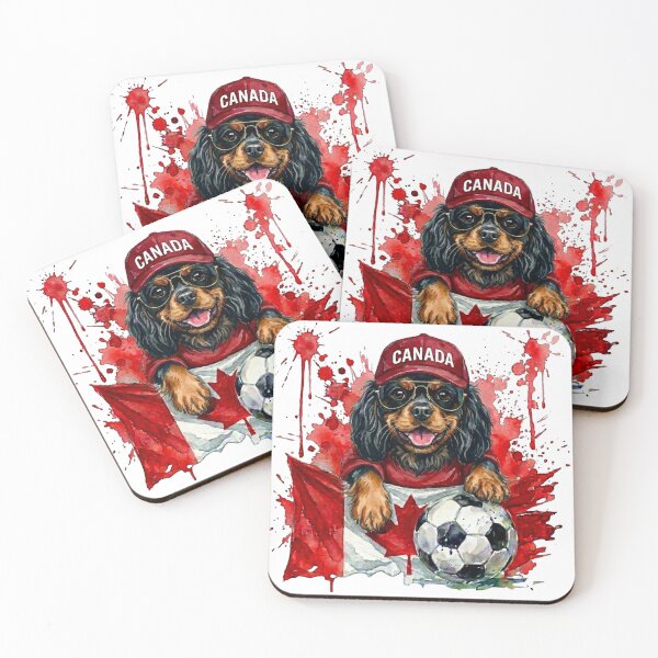 Item preview, Cavalier King Charles spaniel Black and Tan World Cup Canada Suppawter designed and sold by The Suppawters.