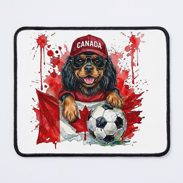 Item preview, Cavalier King Charles spaniel Black and Tan World Cup Canada Suppawter designed and sold by The Suppawters.