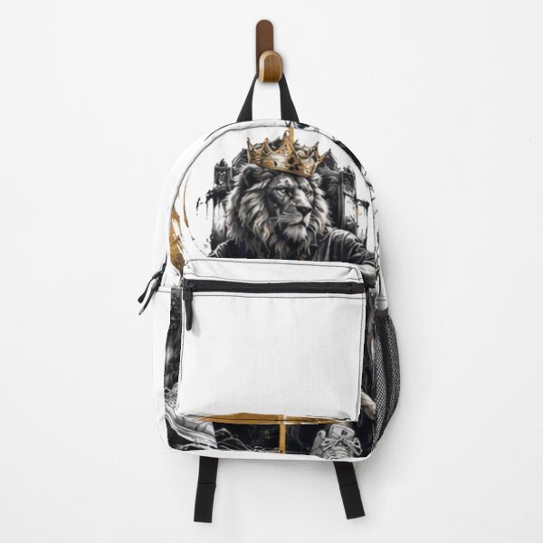 Item preview, Lion King Streetwear Throne Art – Urban Royalty Graphic T-Shirt designed and sold by novaduman.