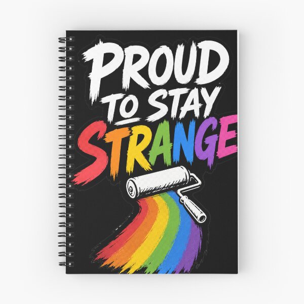 Item preview, Proud To Stay Strange Rainbow Paint Roller Graphic designed and sold by moxivra.