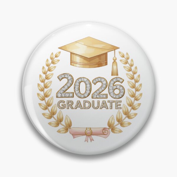 Item preview, 2026 Graduate with Royal Laurel Motif, Diploma & Diamonds designed and sold by jeweleddesigns.