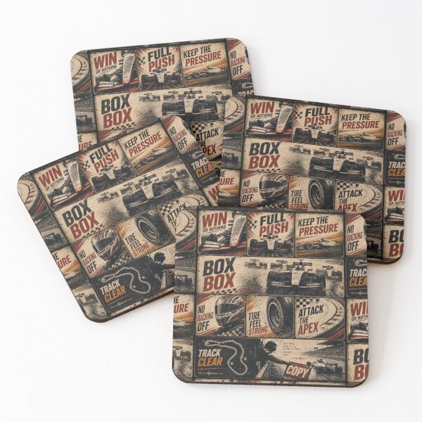 Item preview, Vintage Pit Radio F1 Grand Prix Racing Poster 2 designed and sold by PlanetEye Designs.