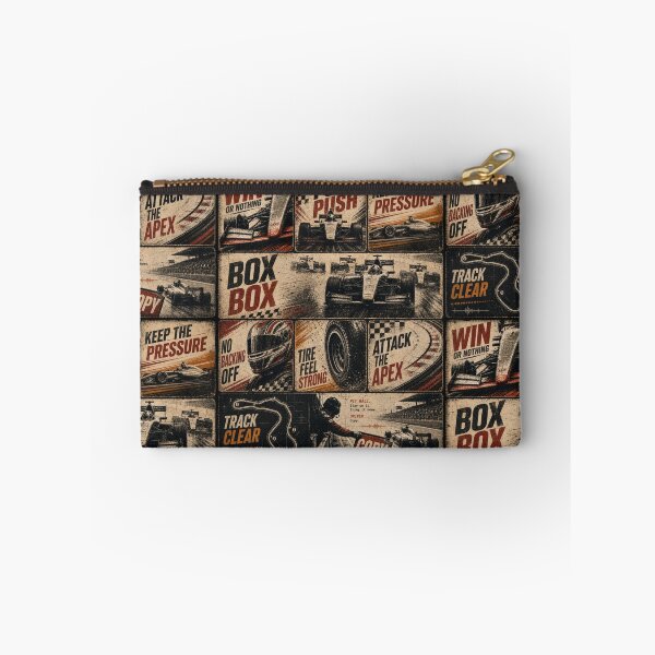 Item preview, Vintage Pit Radio F1 Grand Prix Racing Poster 2 designed and sold by PlanetEye Designs.