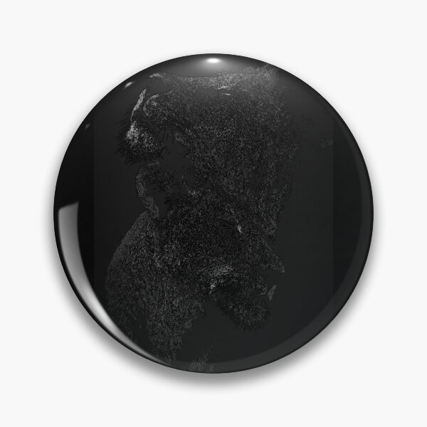 Item preview, Shadow Kings - Dark Textured Lion and Lioness Mirror Art designed and sold by samahl_l.