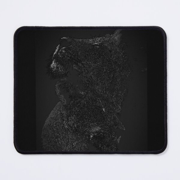 Item preview, Shadow Kings - Dark Textured Lion and Lioness Mirror Art designed and sold by samahl_l.