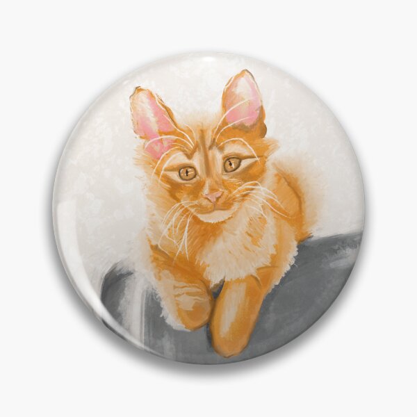 Item preview, Ginger cat designed and sold by Amberroseartau.