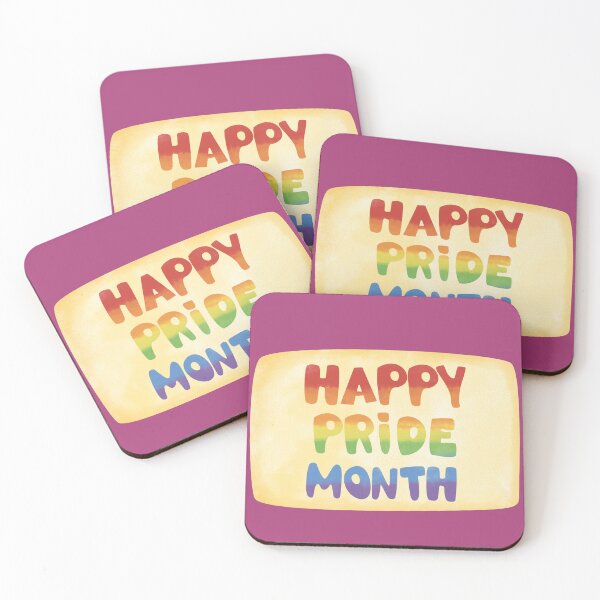 Item preview, Happy Pride Month Rainbow Lettering designed and sold by Aura Collective.