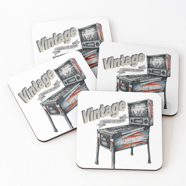 Item preview, Vintage Pinball Machine Retro Arcade Art Nostalgia Gift designed and sold by alizye.