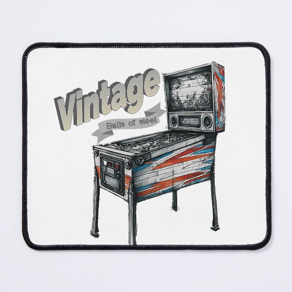Item preview, Vintage Pinball Machine Retro Arcade Art Nostalgia Gift designed and sold by alizye.