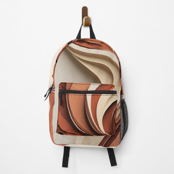 Item preview, Fluid Hair Tridimensional Relief Beige Poster designed and sold by EnmarcArt.