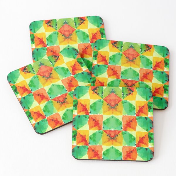 Item preview, Vibrant Geometric Watercolor Pattern | Abstract Colorful Mosaic Design designed and sold by Sachie's Studio.
