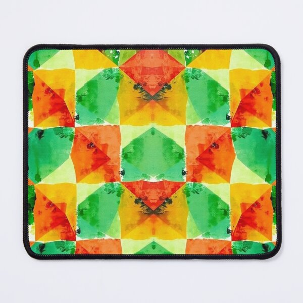 Item preview, Vibrant Geometric Watercolor Pattern | Abstract Colorful Mosaic Design designed and sold by Sachie's Studio.