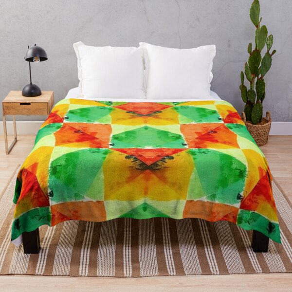 Item preview, Vibrant Geometric Watercolor Pattern | Abstract Colorful Mosaic Design designed and sold by Sachie's Studio.