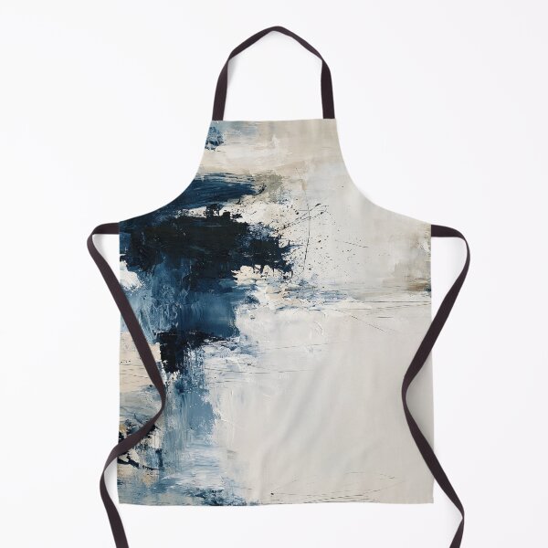 Item preview, Abstract Textured Blue Palette No. 26 - Obsidian Flow into Silence designed and sold by SlowRegardArt.