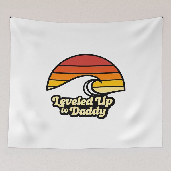 Item preview, Leveled Up to Daddy – Father’s Day  designed and sold by LuveraxArt.