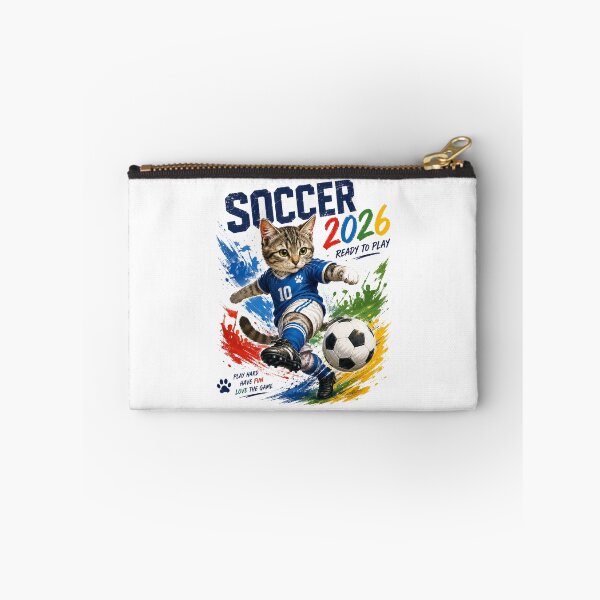 Item preview, Soccer 2026 Ready to Play Cat designed and sold by yasmh.