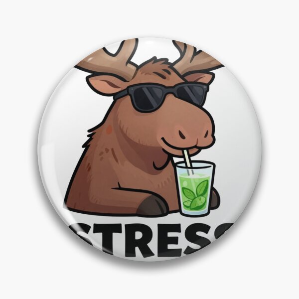 Item preview, Relaxed moose designed and sold by Thunderklart.