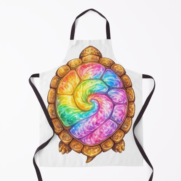 Item preview, Rainbow Spiral Turtle Shell Art designed and sold by jgvisualarts.