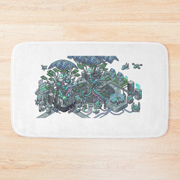Item preview, Sustainable Solar Bio-Server Tree Tech designed and sold by caffeinepixels.