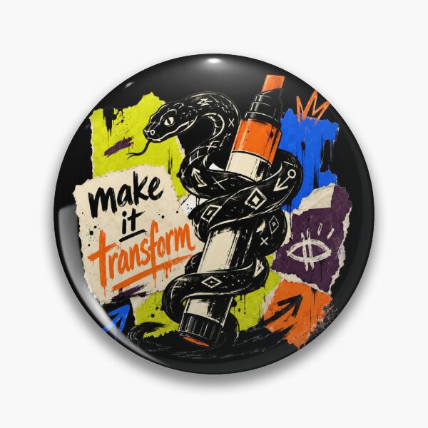 Item preview, Make It Transform Snake and Marker Alternative Graphic designed and sold by moxivra.