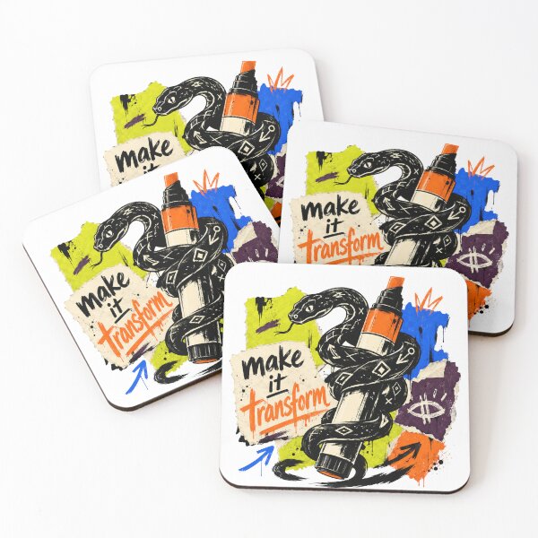 Item preview, Make It Transform Snake and Marker Alternative Graphic designed and sold by moxivra.