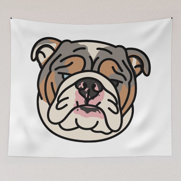 Item preview, Merle English Bulldog  designed and sold by Maggie Elias.