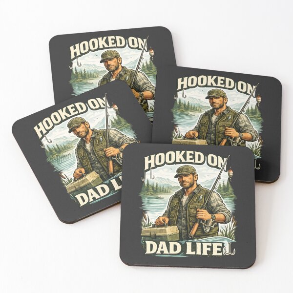 Item preview, Hooked On Dad Life Fishing Dad Father's Day designed and sold by DREAMBURN™.