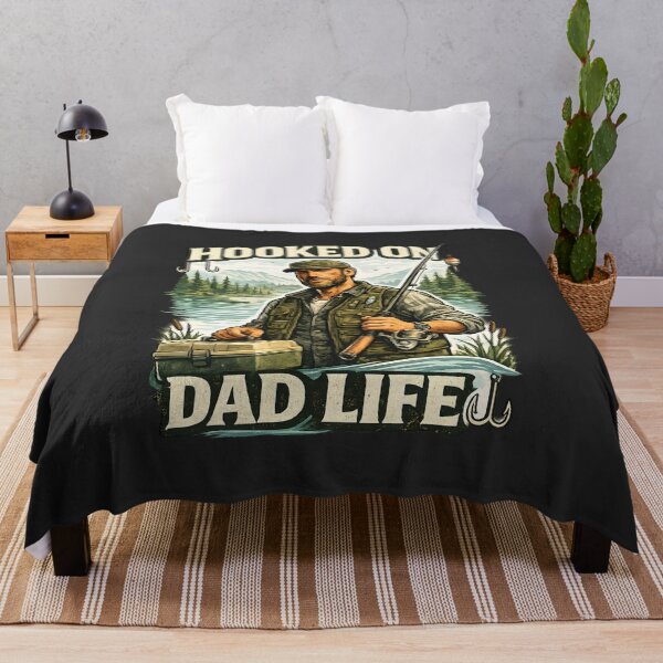 Item preview, Hooked On Dad Life Fishing Dad Father's Day designed and sold by DREAMBURN™.