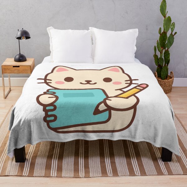 Item preview, Dream Big Cat - Inspirational Kawaii Sticker designed and sold by foryouandyours.