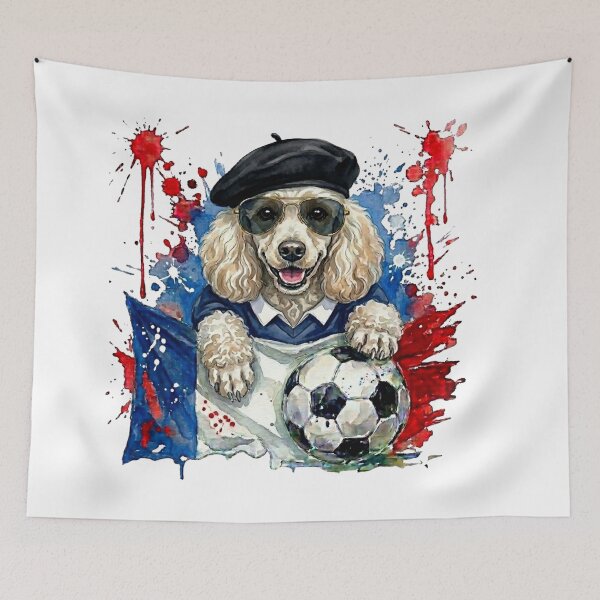 Item preview, Poodle World Cup France Suppawters designed and sold by The Suppawters.