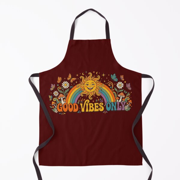 Item preview, Retro Good Vibes Only Hippie Sun and Rainbow Design designed and sold by Far Out Goods.