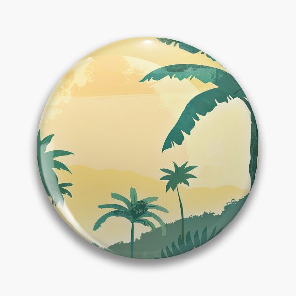 Item preview, Palm Trees And Tropical Leaves Digital Art designed and sold by DEC02.
