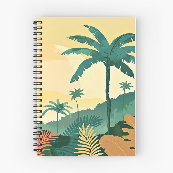 Item preview, Palm Trees And Tropical Leaves Digital Art designed and sold by DEC02.