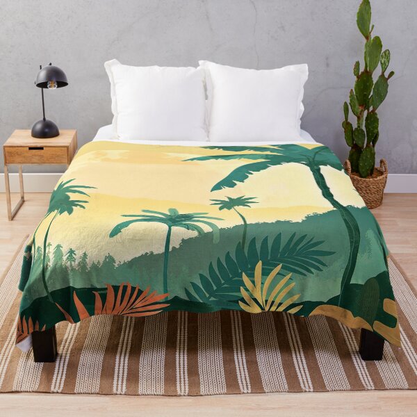 Item preview, Palm Trees And Tropical Leaves Digital Art designed and sold by DEC02.