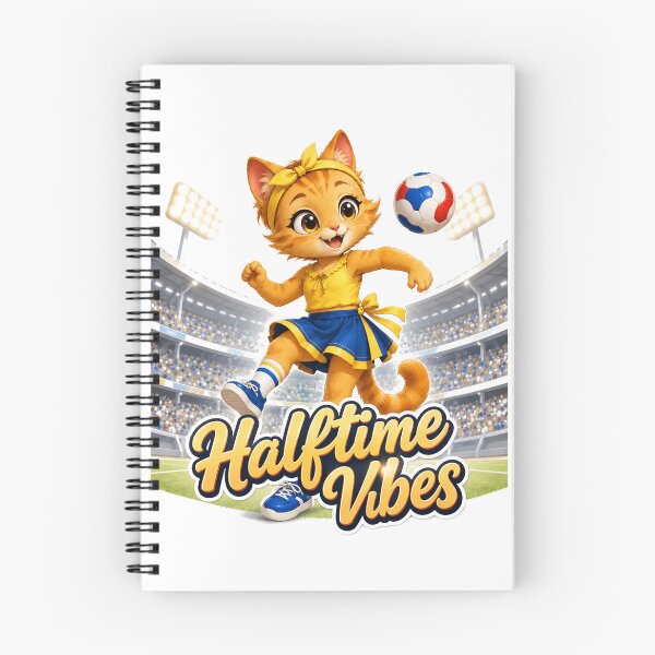 Item preview, Halftime Vibes Soccer Cat designed and sold by yasmh.