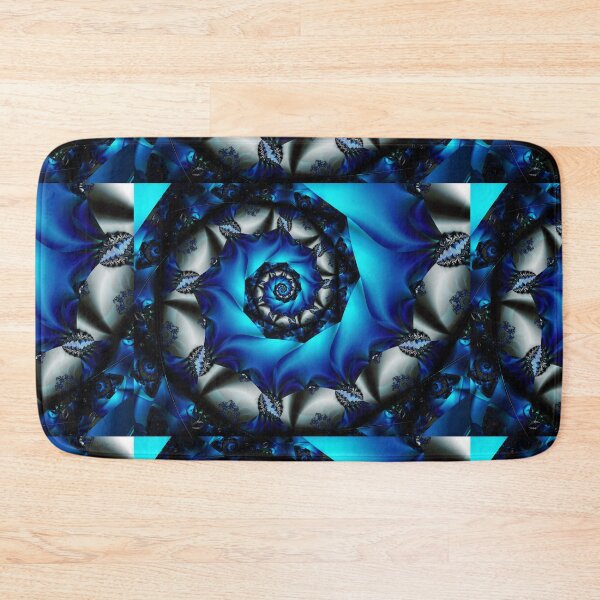 Item preview, Electric Cobalt Nautilus Fractal Spiral designed and sold by pinkal.
