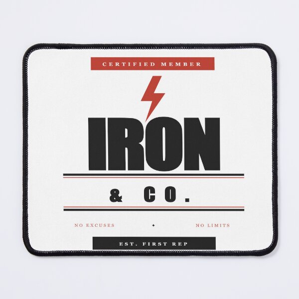 Item preview, Iron & Co Certified Member Gym Shirt – Funny Gym Gift for Weightlifters, Fitness Lovers designed and sold by Mega-Shopping.