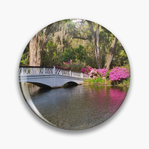 Item preview, Magnolia Plantation Gardens Little White Bridge designed and sold by LisaWootenPhoto.