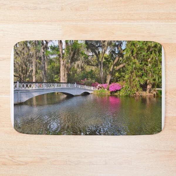 Item preview, Magnolia Plantation Gardens Little White Bridge designed and sold by LisaWootenPhoto.