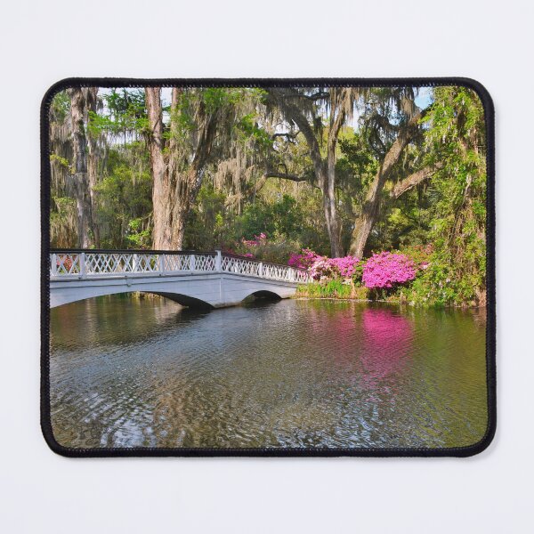 Item preview, Magnolia Plantation Gardens Little White Bridge designed and sold by LisaWootenPhoto.