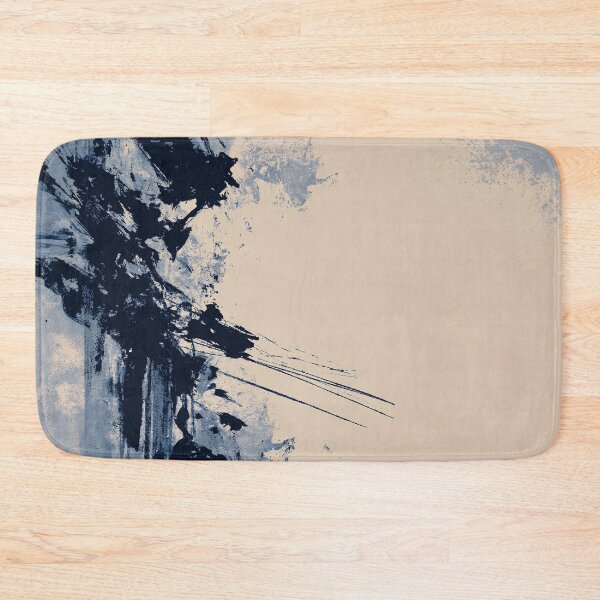 Item preview, Abstract Textured Blue Palette No. 28 - Obsidian Cascade into Light designed and sold by SlowRegardArt.