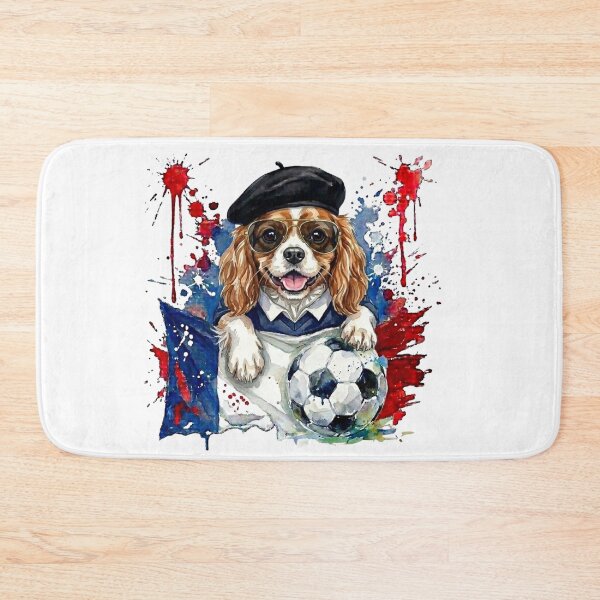 Item preview, Cavalier King Charles spaniel Blenheim World Cup France Suppawters designed and sold by The Suppawters.