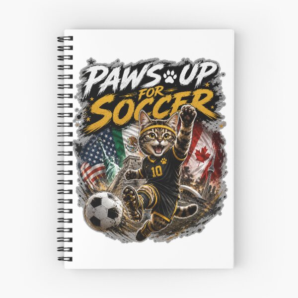 Item preview, Paws Up for Soccer Cat 2026 designed and sold by yasmh.