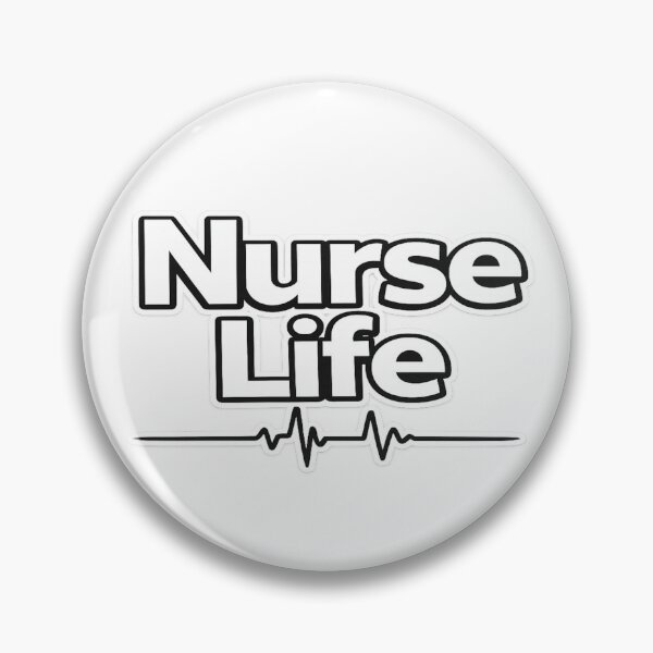 Item preview, Nurse Life Heartbeat EKG Funny Nurse Gift RN designed and sold by NurseVibesShop5.