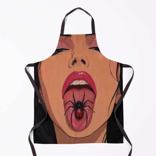Item preview, Gothic Black Widow – Dark Femme Fatale Spider Anime Art designed and sold by  Hollow Moon Studios..