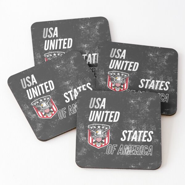 Item preview, USA United States of America Soccer Crest Distressed Dark Jersey Style designed and sold by GeoandHome.