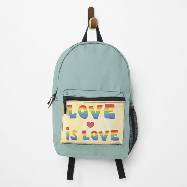 Item preview, Love Is Love Rainbow Typography Art designed and sold by Aura Collective.
