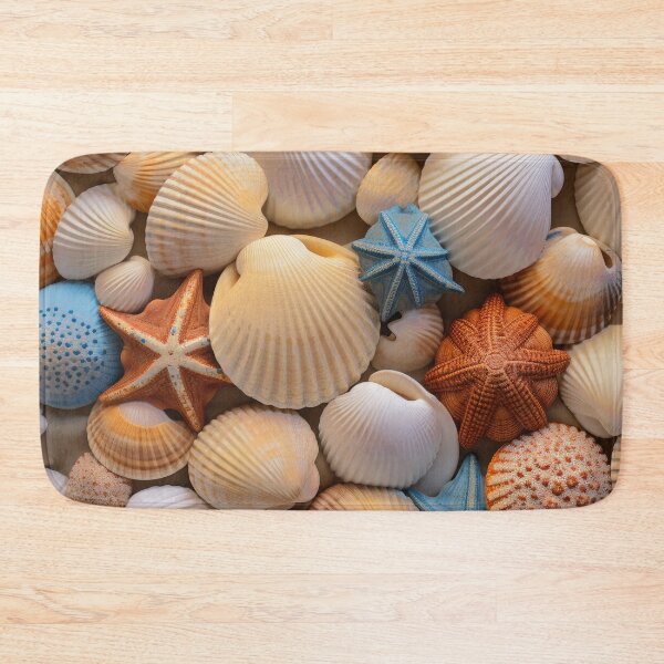 Item preview, Colorful Contemporary Starfish Seashells Fantasy Digital Art designed and sold by DEC02.