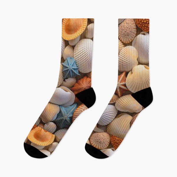 Item preview, Colorful Contemporary Starfish Seashells Fantasy Digital Art designed and sold by DEC02.