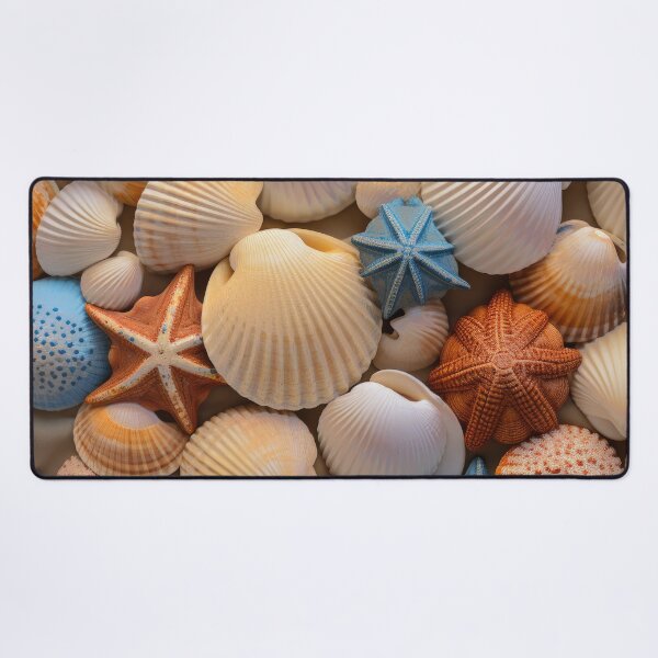 Item preview, Colorful Contemporary Starfish Seashells Fantasy Digital Art designed and sold by DEC02.